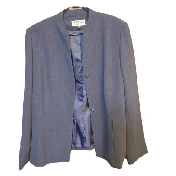 ✨ Kasper for ASL‎ Women's Blazer Size 10 🧥 Classic Career Jacket 🌟 - Picture 2 of 4